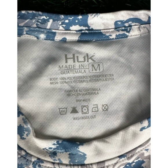 HUK Mens Icon X Tide Change Long Sleeve Fishing Shirt Size M NWT Ret $50.00 New‎ - Picture 3 of 4
